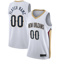 Tlead Custom NO.Pelicans White 2020-2021 Swingman Stitched Jerseys- Association Edition