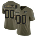 Tlead Custom NO.Saints Olive 2025 Salute To Service Limited Any Name & Numbers Stitched Jerseys