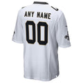 Tlead Custom NO.Saints White Home Game Stitched Jerseys