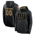Tlead Custom NY.Giants Black Salute to Service Hoodies Limited Game Any Name & Numbers Stitched Jerseys