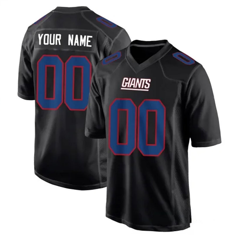 Tlead Custom NY.Giants Carbon Fashion Limited Home Game Any Name & Numbers Stitched Jerseys
