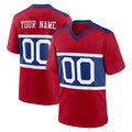 Tlead Custom NY.Giants Red Century Home Game Any Name & Numbers Stitched Jerseys