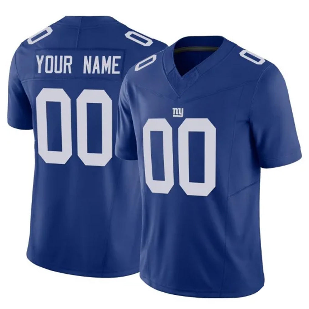 Tlead Custom NY.Giants Royal Limited Vapor F.U.S.E. Home Game Any Name & Numbers Stitched Jerseys