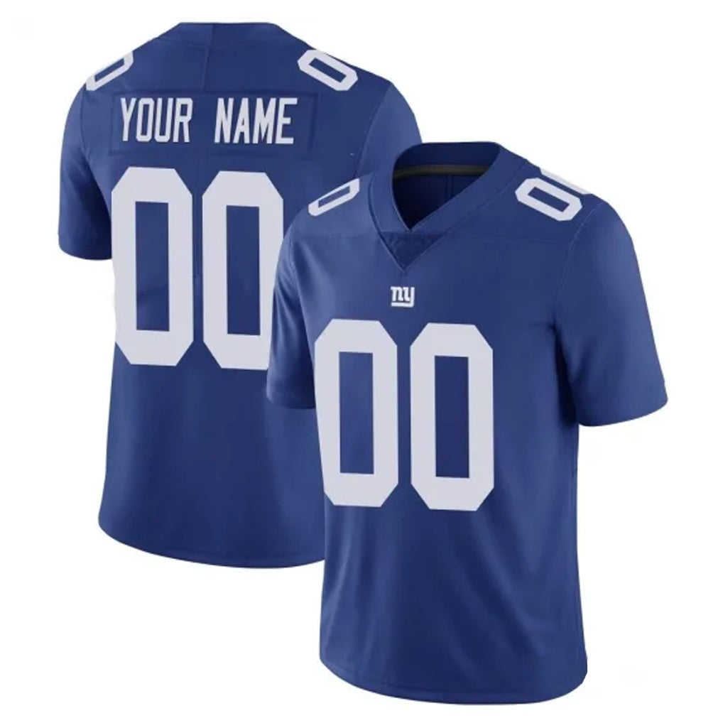 Tlead Custom NY.Giants Royal Limited Vapor Untouchable Home Game Any Name & Numbers Stitched Jerseys