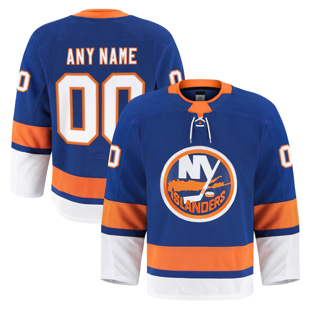 Tlead Custom NY.Islanders Royal Home Authentic Pro Jerseys