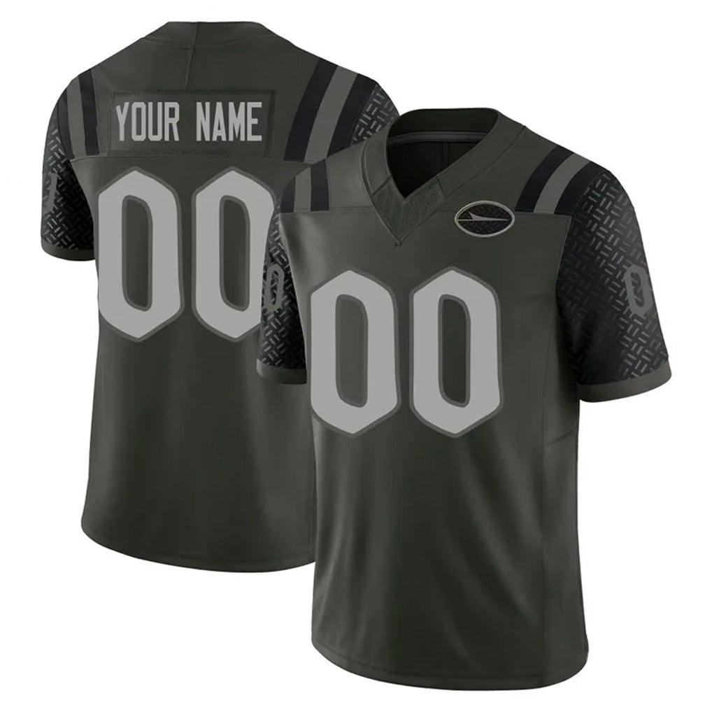 Tlead Custom NY.Jets Green Limited 2025 Rivalries Collection Home Game Any Name & Numbers Stitched Jerseys