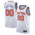 Tlead Custom NY.Knicks White Swingman Jerseys - Association Edition