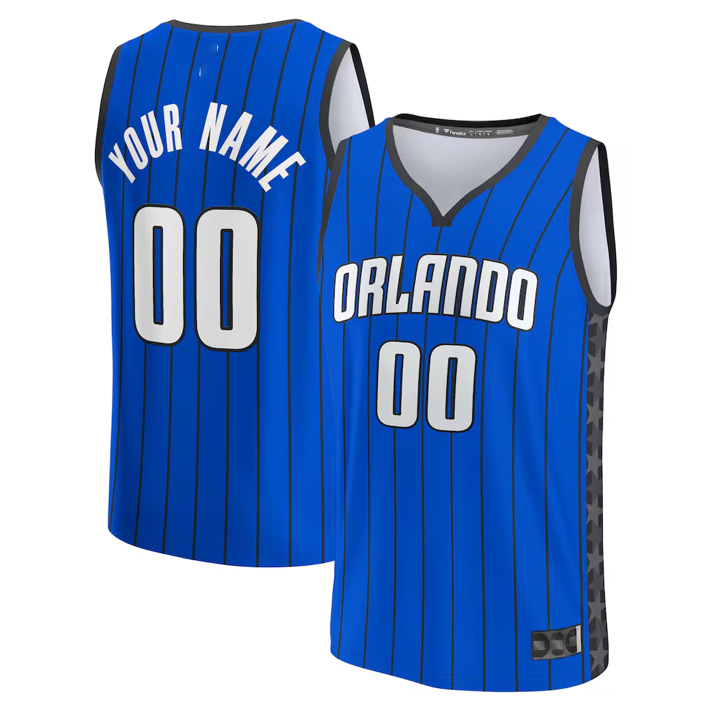 Tlead Custom O.Magic Blue Fast Break Jerseys - Statement Edition