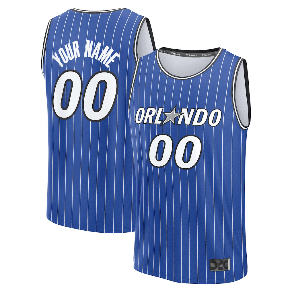 Tlead Custom O.Magic Blue Fast Break Replica Jerseys - Icon Edition