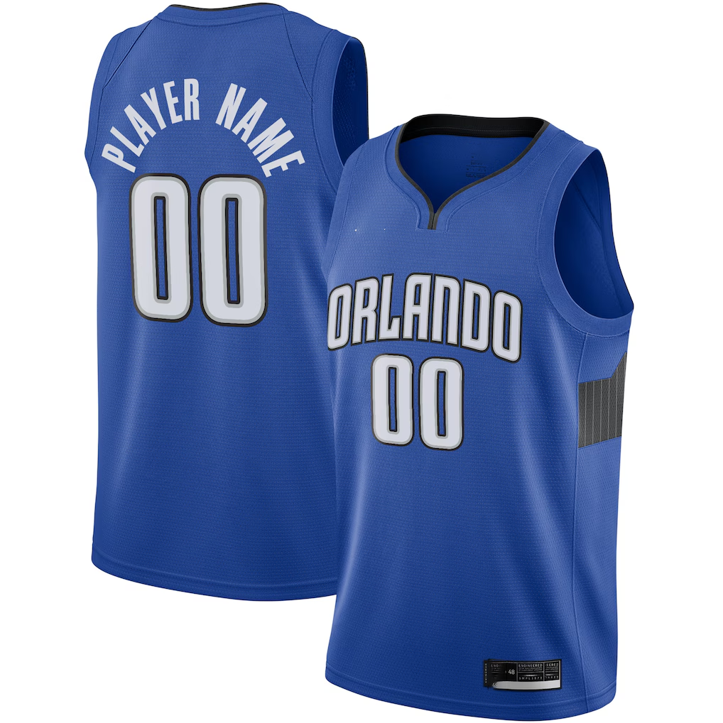 Tlead Custom O.Magic Blue Swingman Jerseys - Statement Edition