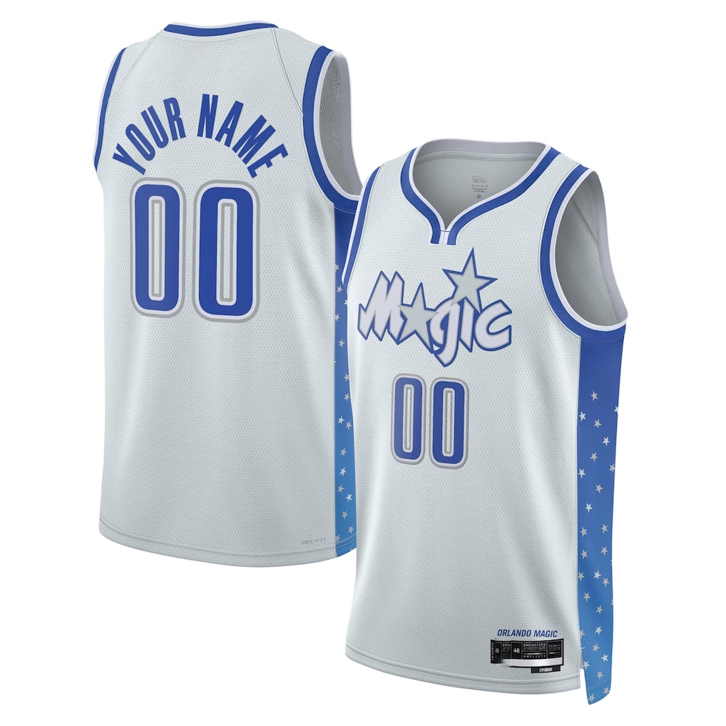Tlead Custom O.Magic Silver 2025-26 City Edition Swingman Jerseys