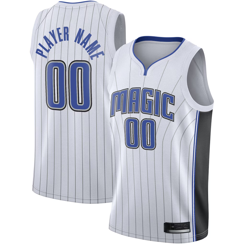 Tlead Custom O.Magic White 2020-21 Swingman Jerseys - Association Edition