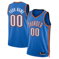 Tlead Custom OC.Thunder Blue Fast Break Stitched Jerseys- Statement Edition