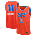 Tlead Custom OC.Thunder Orange Swingman Stitched Jerseys - Icon Edition