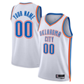 Tlead Custom OC.Thunder White Swingman Stitched Jerseys- Association Edition