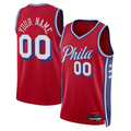 Tlead Custom P.76ers Red 202223 Swingman Jerseys - Statement Edition