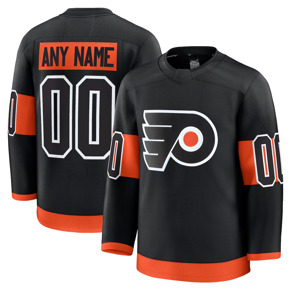 Tlead Custom P.Flyers Black Alternate Premium Jerseys