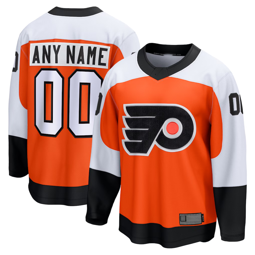 Tlead Custom P.Flyers Orange Home Breakaway Jerseys