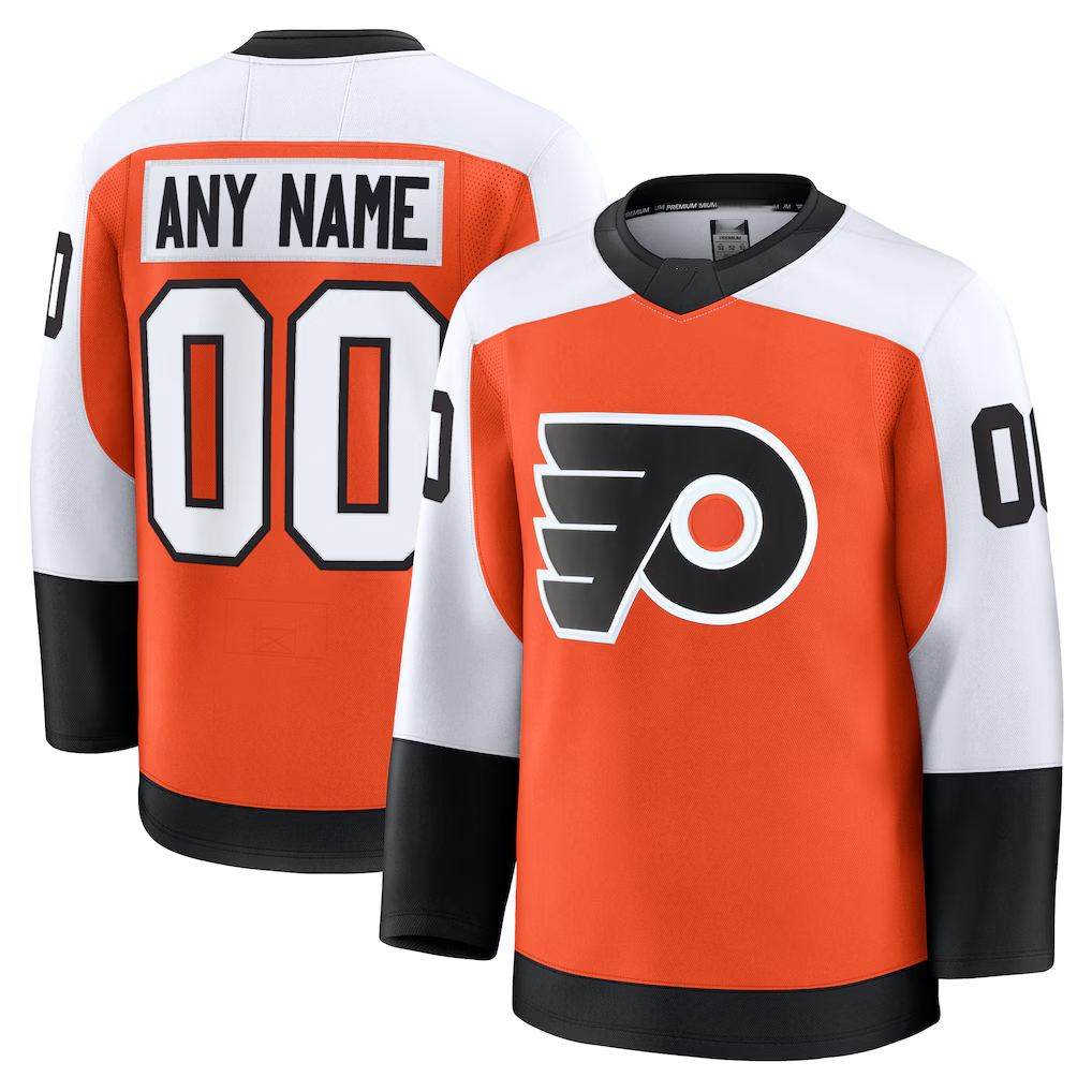 Tlead Custom P.Flyers Orange Home Premium Jerseys