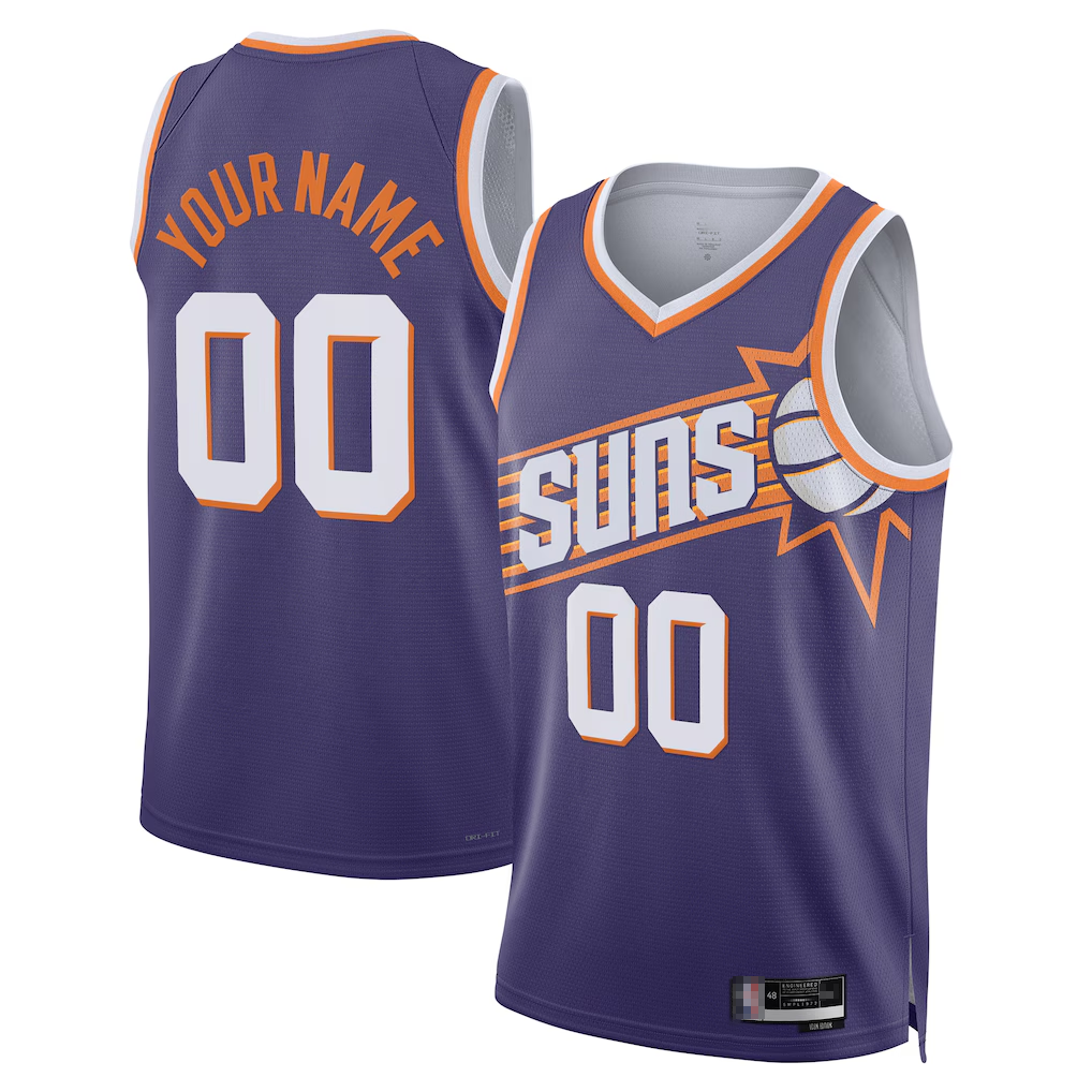 Tlead Custom P.Suns Purple Swingman Jerseys - Icon Edition