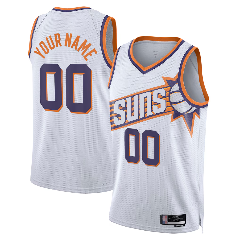 Tlead Custom P.Suns White Swingman Jerseys - Association Edition