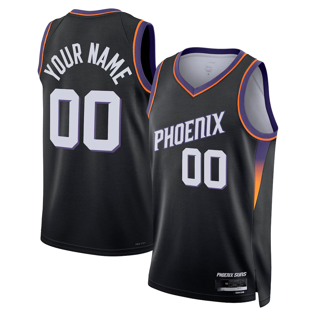 Tlead Custom P.Sunss Black Swingman Jerseys - Statement Edition