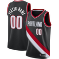 Tlead Custom PT.Blazers Black 2020-2021 Swingman Jerseys - Icon Edition