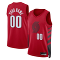 Tlead Custom PT.Blazers Red 2022-2023 Swingman Jerseys - Statement Edition