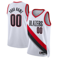 Tlead Custom PT.Blazers White Swingman Jerseys - Association Edition