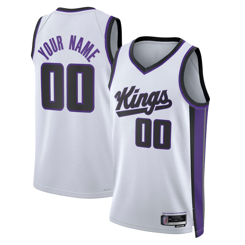 Tlead Custom S.Kings White Swingman Jerseys - Association Edition