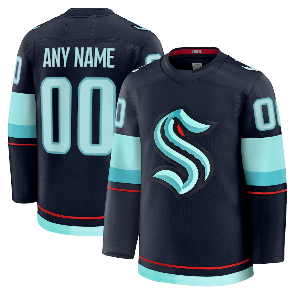 Tlead Custom S.Kraken Deep Sea Blue Home Premium Jerseys