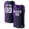 Tlead Custom S.kings Fanatics Purple Fast Break Jerseys - Statement Edition