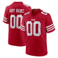 Tlead Custom SF.49ers Red Game Home Any Name & Numbers Stitched Jerseys