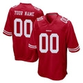 Tlead Custom SF.49ers Red Home Game Any Name & Numbers Stitched Jerseys