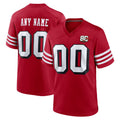 Tlead Custom SF.49ers Red Limited Alternate 80th Vapor Home Game Any Name & Numbers Stitched Jerseys