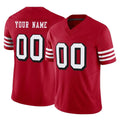 Tlead Custom SF.49ers Red Limited Alternate Vapor F.U.S.E. Home Game Any Name & Numbers Stitched Jerseys