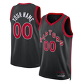 Tlead Custom T.Raptors Black 2022-23 Swingman Jerseys - Statement Edition