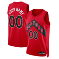 Tlead Custom T.Raptors Red Swingman Jerseys - Icon Edition