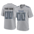 Tlead Custom T.Titans Gray Atmosphere Fashion Home Game Any Name & Numbers Stitched Jerseys