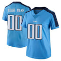 Tlead Custom T.Titans Light Blue Limited Color Rush Home Game Any Name & Numbers Stitched Jerseys