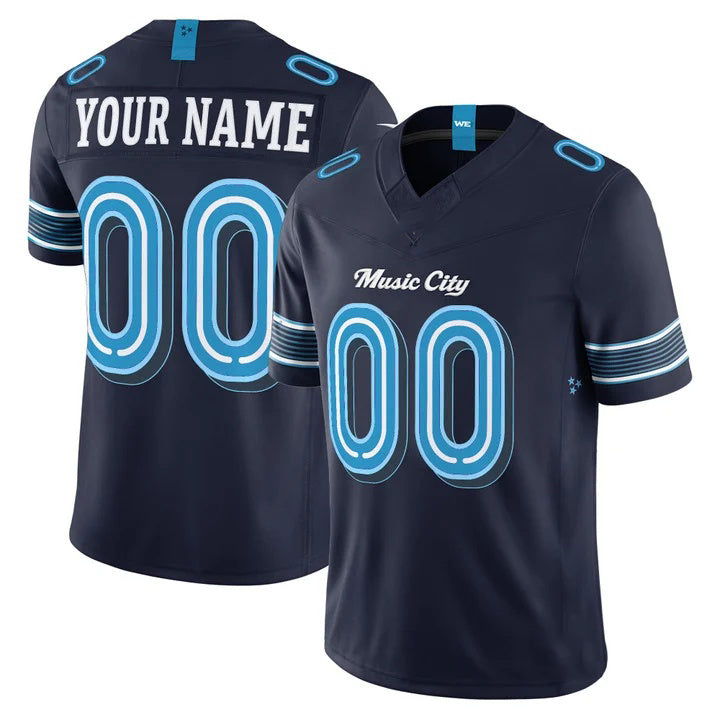 Tlead Custom T.Titans Navy 2026 Rivalries Vapor Limited Jersey - All Stitched