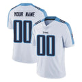 Tlead Custom T.Titans White Limited Vapor Untouchable Home Game Any Name & Numbers Stitched Jerseys