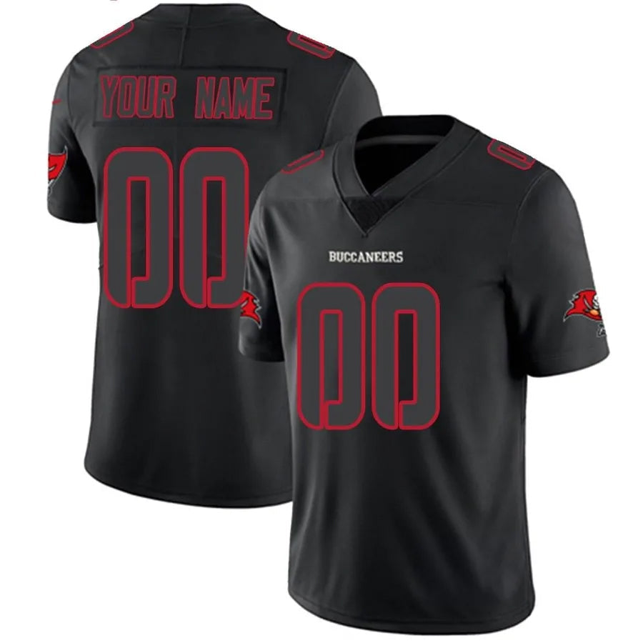 Tlead Custom TB.Buccaneers Limited Black Stitched Jerseys