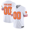 Tlead Custom TB.Buccaneers White Vapor F.U.S.E. Limited Stitched Jerseys