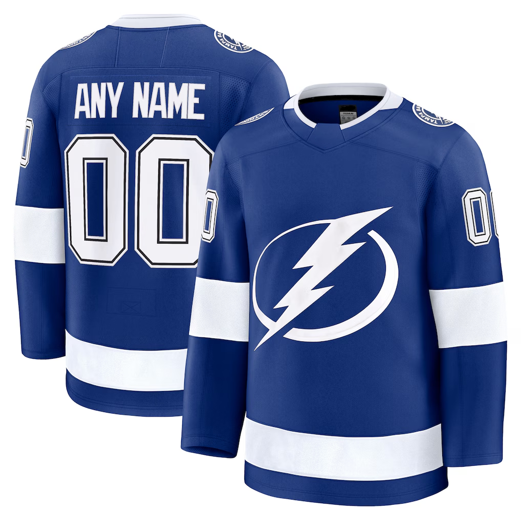 Tlead Custom TB.Lightning Blue Home Premium Jerseys