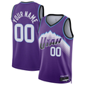 Tlead Custom U.Jazz Purple Swingman Jerseys - Icon Edition