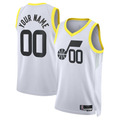 Tlead Custom U.Jazz White Swingman Jerseys - Association Edition