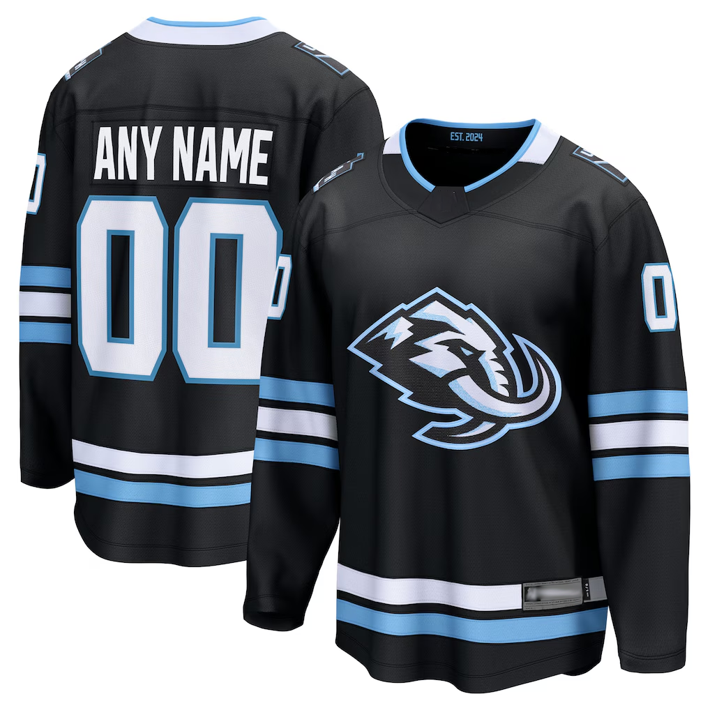 Tlead Custom U.Mammoth Black Home Breakaway Jerseys