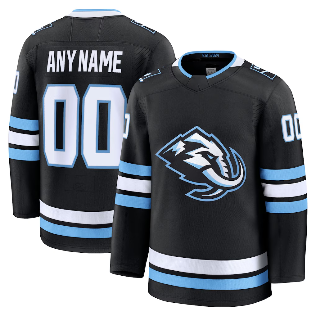 Tlead Custom U.Mammoth Black Home Premium Jerseys