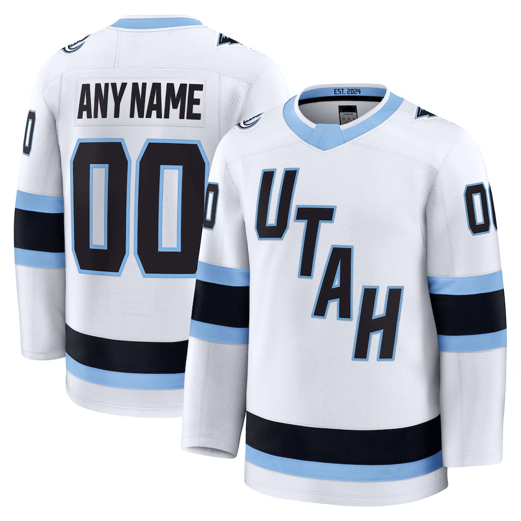 Tlead Custom U.Mammoth White Away Premium Jerseys